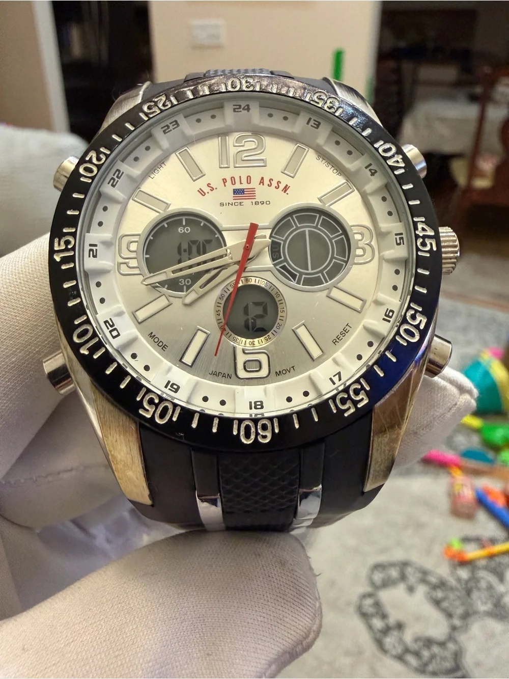 U.S. Polo Assn. Sport Men's US9284 Analog-Digital Chronograph Watch